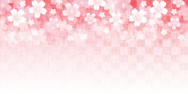 Cherry Blossom spring Japanese pattern background