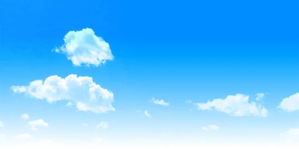 Blue sky cloud landscape background