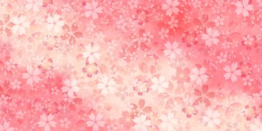 Cherry Blossom spring Japanese pattern background