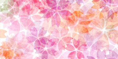 Kiraz çiçeği Japon kağıt Japon desenli arka plan