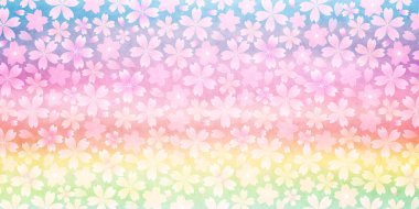 cherry blossom spring Japanese pattern background