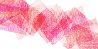 Japanese pattern spring pattern background