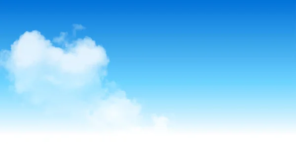 Blue sky cloud landscape background