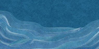 Deniz Yazı Japon şablonu