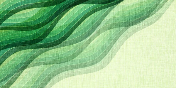 Färsk Grön Japansk Mönster Japansk Papper Bakgrund — Stock vektor