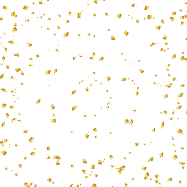 Confetti Gold Store Opening Event Background — Image vectorielle