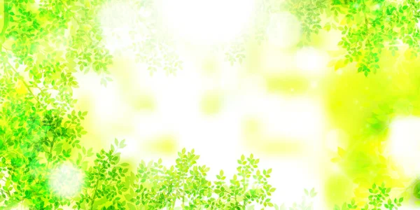 Свежий Зеленый Фон Листьев — стоковый вектор