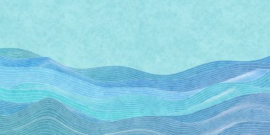 Deniz Yazı Japon şablonu