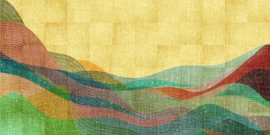 Deniz Yazı Japon şablonu