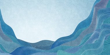 Deniz Yazı Japon şablonu