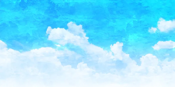 天空云彩夏日背景 — 图库矢量图片