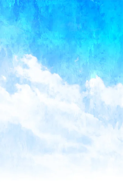 天空云彩夏日背景 — 图库矢量图片