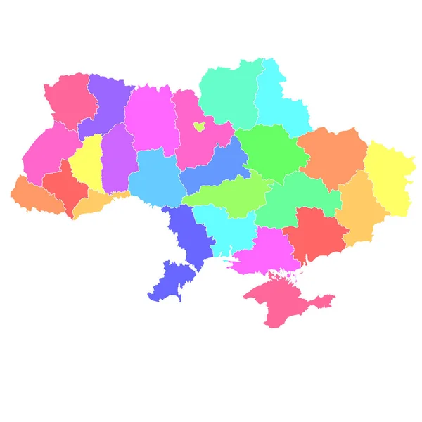 Ucrânia Mapa Colorido País Ícone — Vetor de Stock