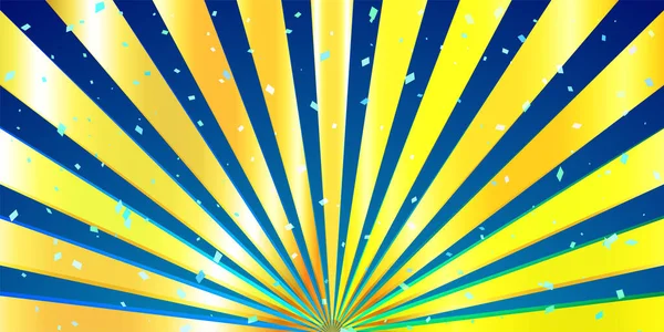 Lumière Bleue Soleil Lever Soleil Fond — Image vectorielle