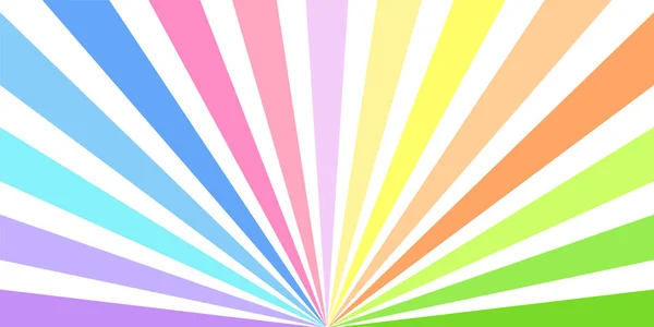 Coloré Lumière Soleil Fond Pastel — Image vectorielle