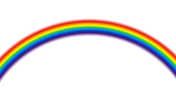 虹色の空の背景 — ストックベクタ
