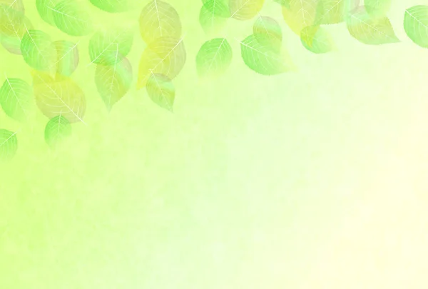 Fresco Verde Foglia Albero Sfondo — Vettoriale Stock