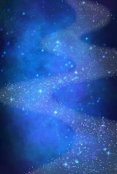Танабата Молочний Шлях Нічне Небо — стоковий вектор