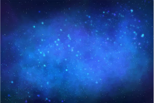 Gece Yıldızları Manzarası Arkaplanı — Stok Vektör
