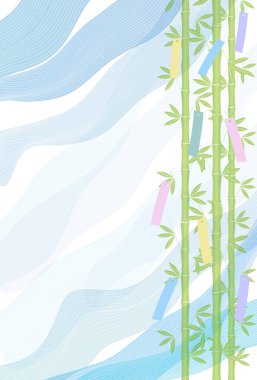 Tanabata Japon Desenli Samanyolu Arkaplanı