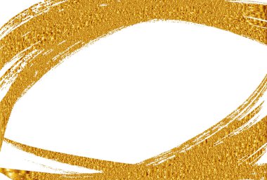 Altın Japon Desenli Fırça Arkaplanı