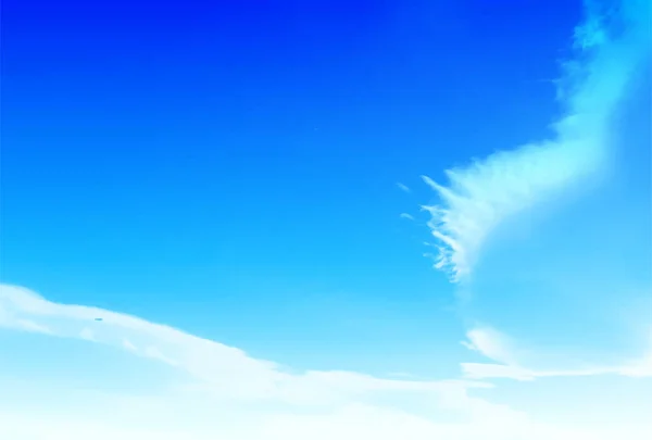 Ciel Bleu Nuage Paysage Arrière Plan — Image vectorielle