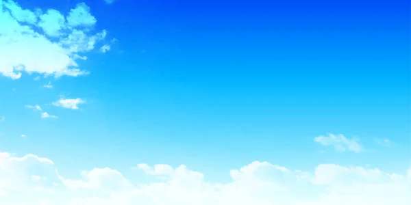 Cielo Blu Nube Paesaggio Sfondo — Vettoriale Stock