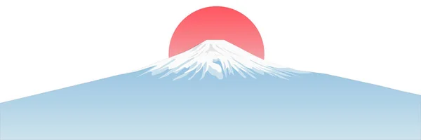 Fuji Japan Weltnaturerbe — Stockvektor