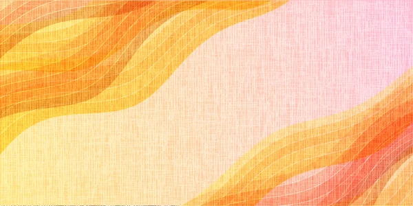Herbst Japanischen Muster Orange Hintergrund — Stockvektor