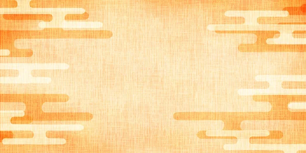 Automne Orange Motif Japonais Arrière Plan — Image vectorielle