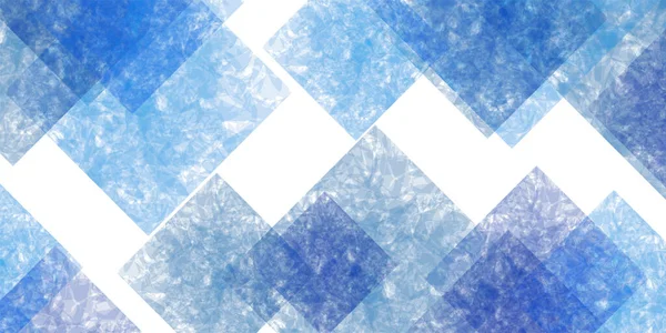 Blauwe Aquarel Japanse Patroon Achtergrond — Stockvector