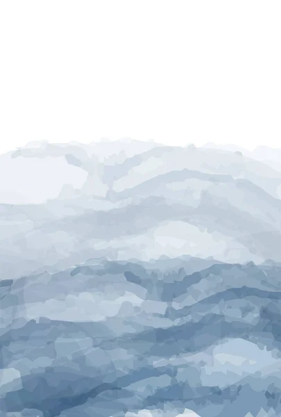 Aquarelle Deuil Japonais Motif Arrière Plan — Image vectorielle