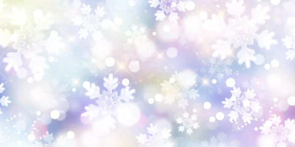 Χιόνι Χριστούγεννα Χειμώνα Ουρανό Φόντο — Διανυσματικό Αρχείο
