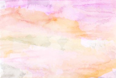 Suluboya Bahar Japon Deseni Arkaplanı