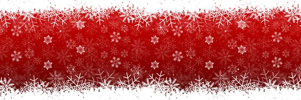 Nieve Navidad Invierno Cielo Fondo — Vector de stock
