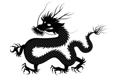 Ejderha Yeni Yıl Kartı Çin Zodyak Simgesi