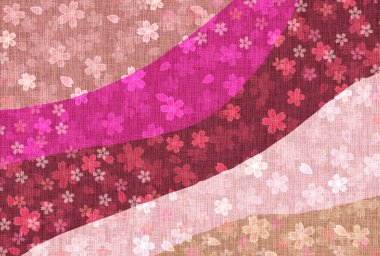 Kiraz Çiçeği Yeni Yıl Kartı bahar arkaplanı