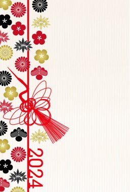 ejderha Yeni Yıl kartı Çin Zodyak Arkaplanı