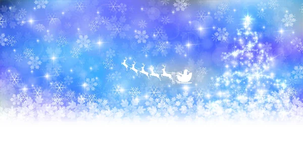Різдвяний Сніг Зимовий Пейзажний Фон — стоковий вектор