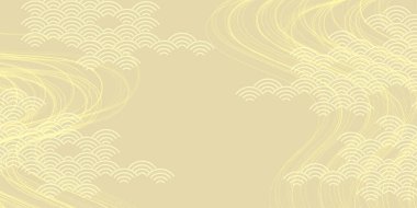 Japon Desenleri Şablonu: Nişan Arkaplanı