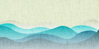 Japon Desenli Deniz Duvarkağıdı Arkaplanı