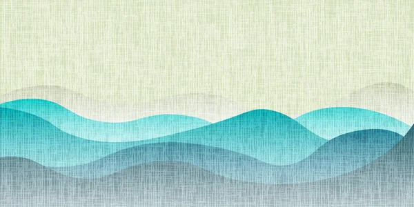 日本のパターン海の壁紙の背景 — ストックベクタ