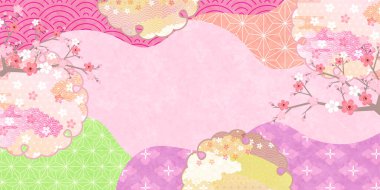 Setsubun Kız Festivali Bahar Japon Deseni Arkaplanı