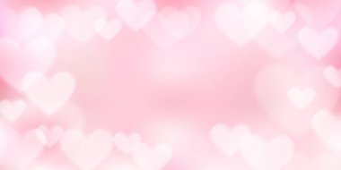 Sevgililer Günü Kış Kalıbı Arkaplanı