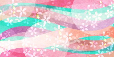 Kiraz Çiçekleri Bahar Taç Arkaplanı