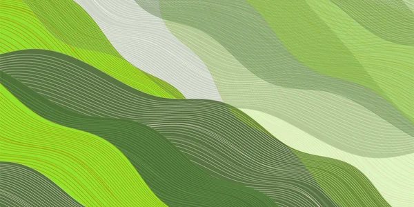 Зеленый Японский Шаблон Волны Фон Лицензионные Стоковые Иллюстрации