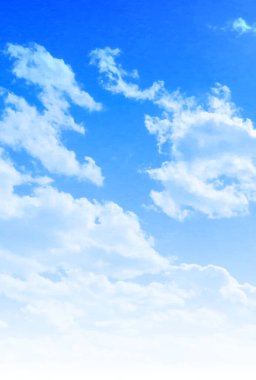 Gökyüzü Bulutlu Doğa Manzarası Arkaplanı