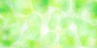 Taze yeşil yaprakları manzara arka plan