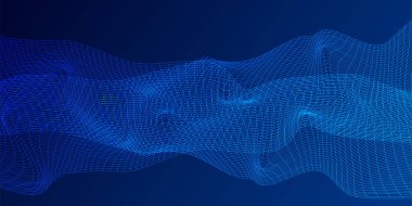 Mavi Teknoloji Dijital Doku Arkaplanı