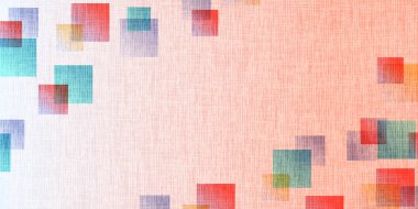 renkli kare geometrik arkaplan desenli